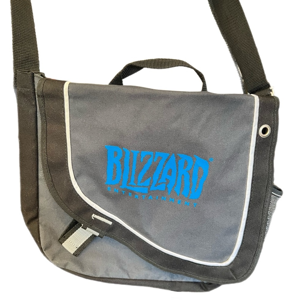 Y2K Blizzard Entertainment Employee Laptop Messenger Bag Video Game